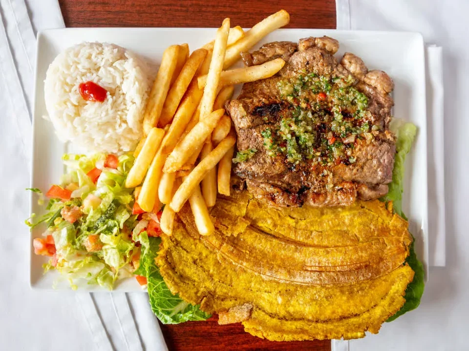Churrasco - Grilled steak cooked to perfection, Colombian style.